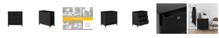 EZ Home Solutions Foldable Furniture 3 Drawer Single Dresser